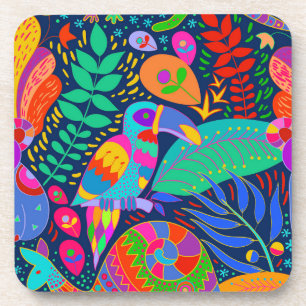 Australian Jungle Parrot Kangaroo Koala Coaster