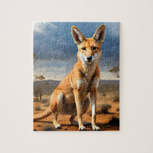 Australian Kangaringo, ( Kangaroo Dingo), Jigsaw Puzzle