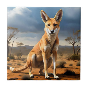 Australian Kangaringo, ( Kangaroo Dingo), Tile