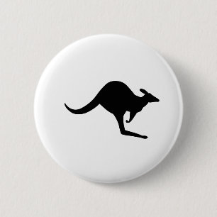 Australian Kangaroo 6 Cm Round Badge