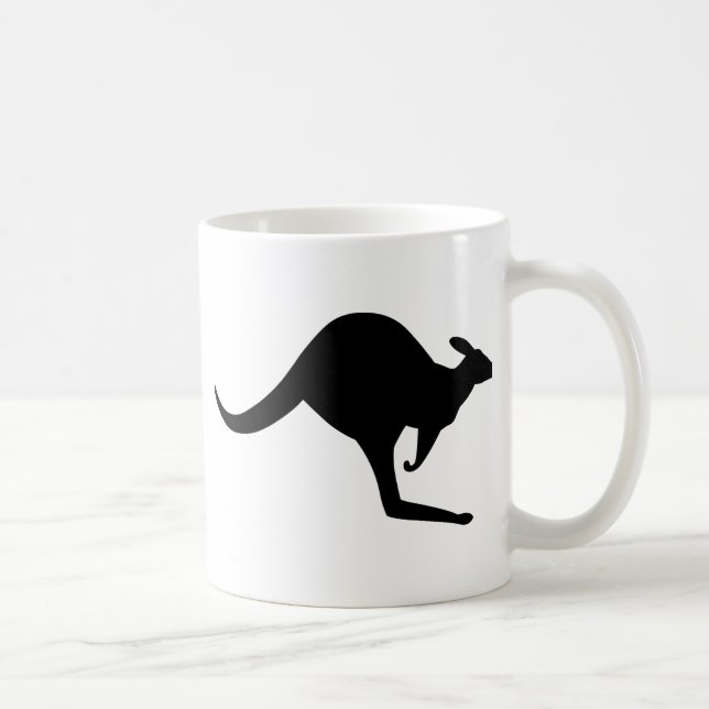 Australian Kangaroo Coffee Mug (Right)