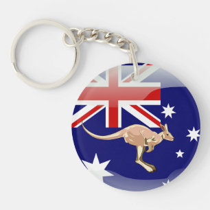 Australian kangaroo key ring