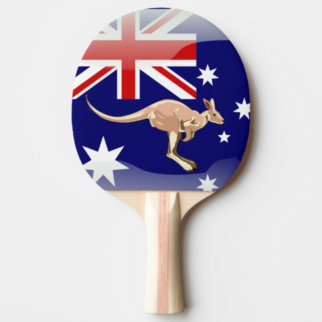 Australian kangaroo ping pong paddle (Front)
