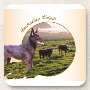 Australian Kelpie Art Gifts Coaster