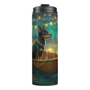 Australian Kelpie Christmas Festive Voyage Thermal Tumbler