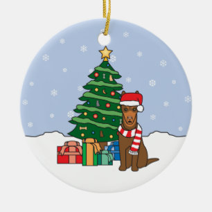 Australian Kelpie Christmas Ornament