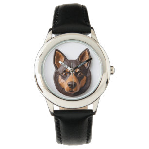 Australian Kelpie Dog 3D Inspired Watch