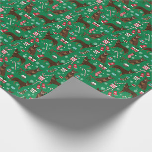 Australian Kelpie Dog Christmas Wrapping Paper