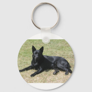 Australian Kelpie Dog Key Ring