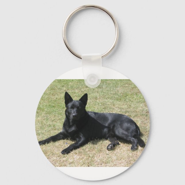 Australian Kelpie Dog Key Ring (Front)