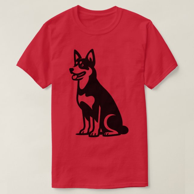 Australian Kelpie Dog T-Shirt (Design Front)