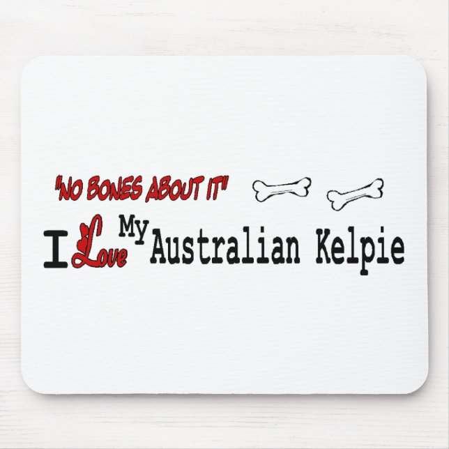 Australian Kelpie Gifts Mouse Mat (Front)