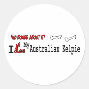 Australian Kelpie  (I Love) Sticker