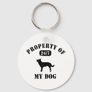 Australian Kelpie Key Ring