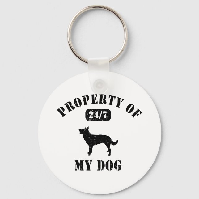 Australian Kelpie Key Ring (Front)