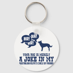 Australian Kelpie Key Ring