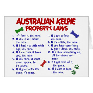 AUSTRALIAN KELPIE Property Laws 2