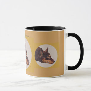 Australian Kelpie Ringer Coffee Mug