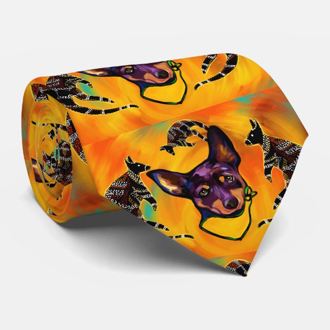 AUSTRALIAN KELPIE TIE (Rolled)