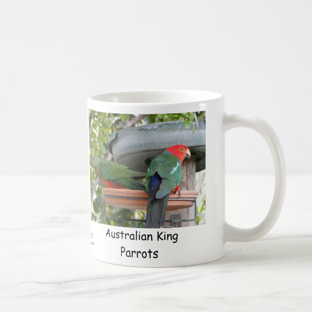 Australian King Parrots Coffee Mug (Right)