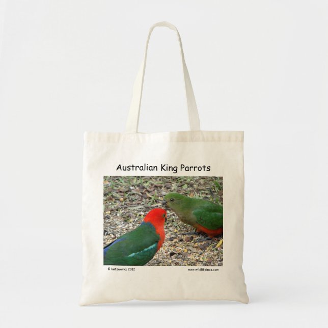 Australian King Parrots Tote Bag (Front)