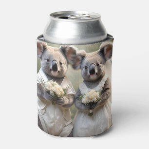 Australian Koala Bear White Wedding, Can Cooler