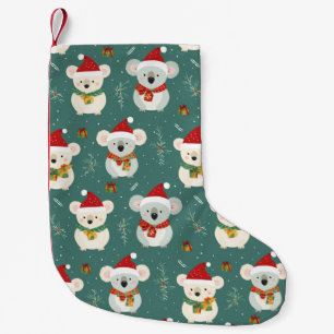 Australian Koala Christmas Small Christmas Stocking