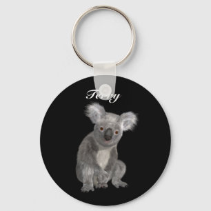Australian Koala Personalised Key Ring