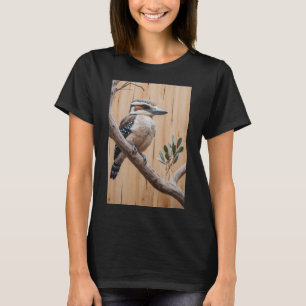Australian Kookaburra in a Tree Wildlife Art T-Shirt
