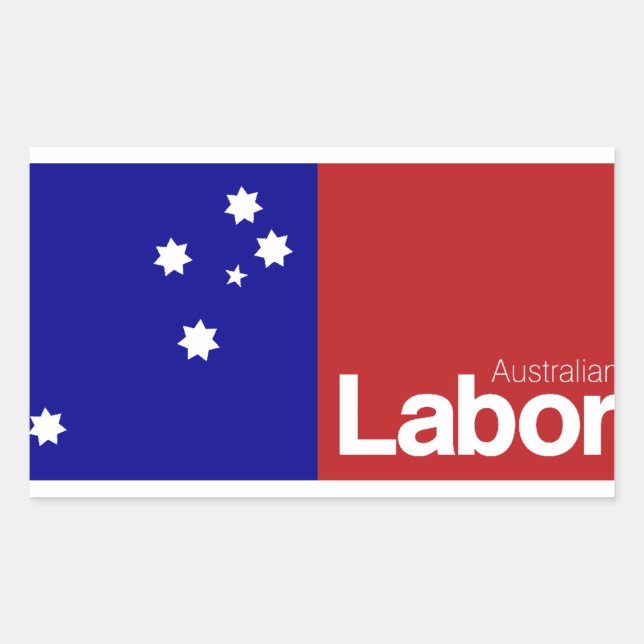 Australian Labour Party 2013 Rectangular Sticker (Front)