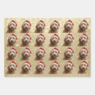 Australian Labradoodle 1 Holiday Edition Wrapping Paper Sheet