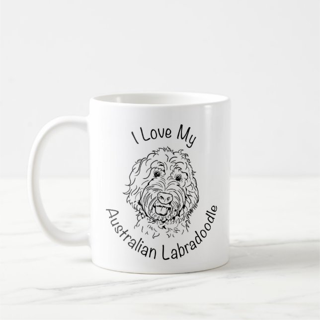 Australian Labradoodle Mug (Left)