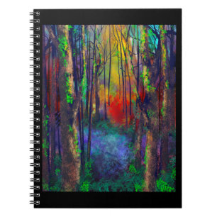 Australian Landscape negative painting style Notebook