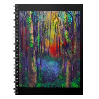 Australian Landscape negative painting style Notebook