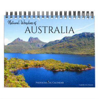 australian landscapes 2026 (with locations) small calendar