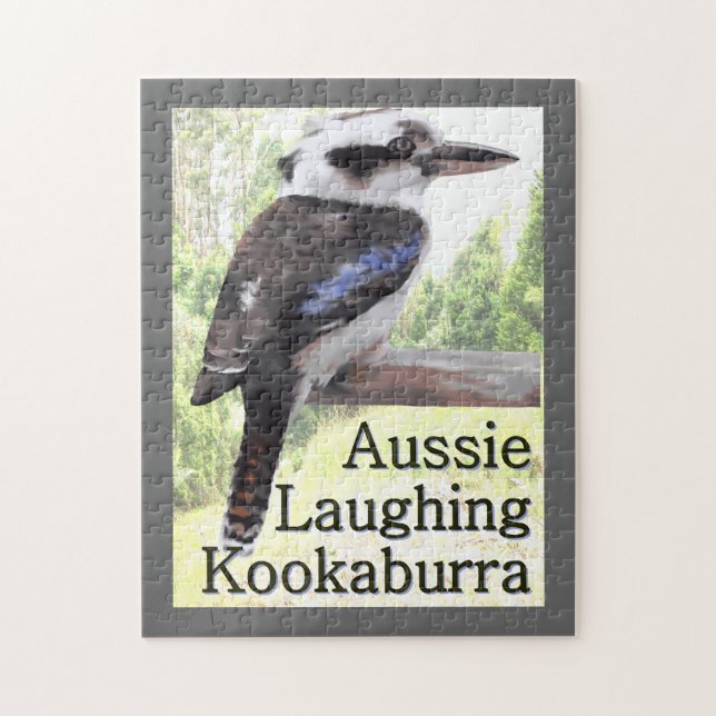Australian Laughing Kookaburra Bird. Jigsaw Puzzle (Vertical)