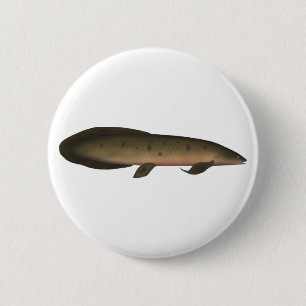 Australian Lungfish 6 Cm Round Badge