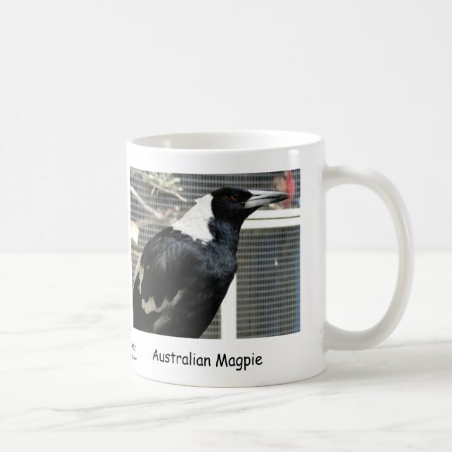 Australian Magpie Coffee Mug (Right)