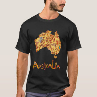 Australian Map Indigenous Aboriginal Australian Ar T-Shirt