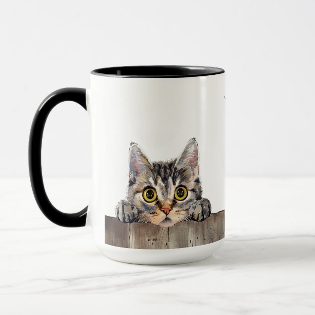 Australian Mist Cat Mug (Left)