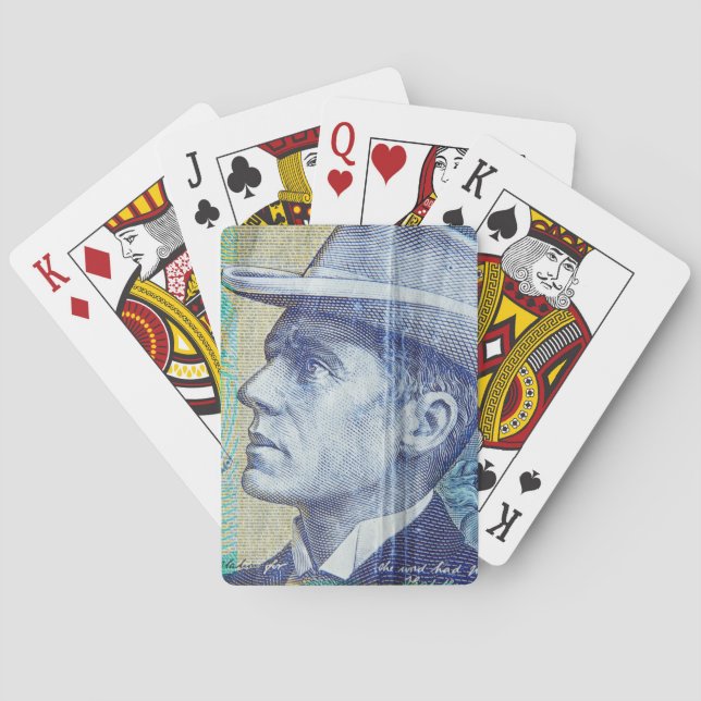 Australian money dollars playing cards (Back)