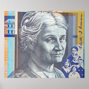 Australian money dollars poster