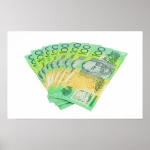 Australian money poster