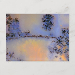 Australian Moss Agate Opus 2 Postcard