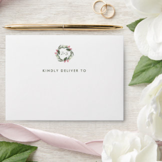 Australian Native Gum Blossom White Envelopes
