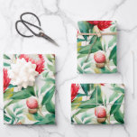 Australian Native Protea Flower Wrapping Paper Sheet<br><div class="desc">Discover the essence of Australia's breathtaking natural beauty with our exquisite watercolour Australian native Protea flower design range. These stunning watercolor illustrations are a tribute to the iconic Protea flower and eucalyptus gum leaves,  a symbol of strength,  resilience,  and the unique charm of the Australian wilderness.</div>