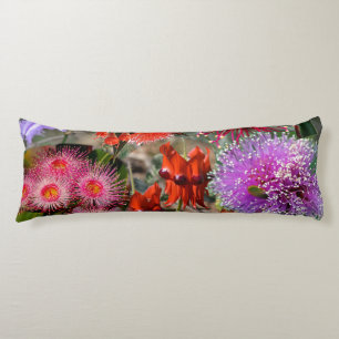 Australian Native Wild Flowers Body Cushion