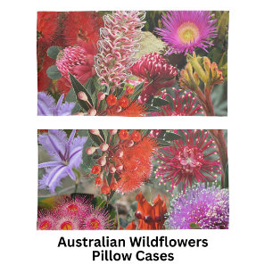 Australian Native Wild Flowers King Pillowcase