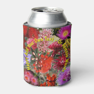 Australian Native Wild Flowers Stubby Holder