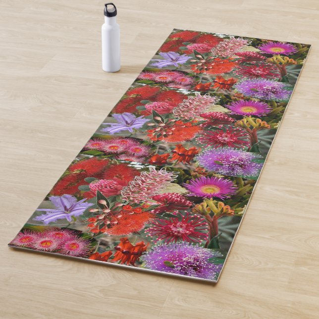 Australian Native Wild Flowers Yoga Mat (In Situ)